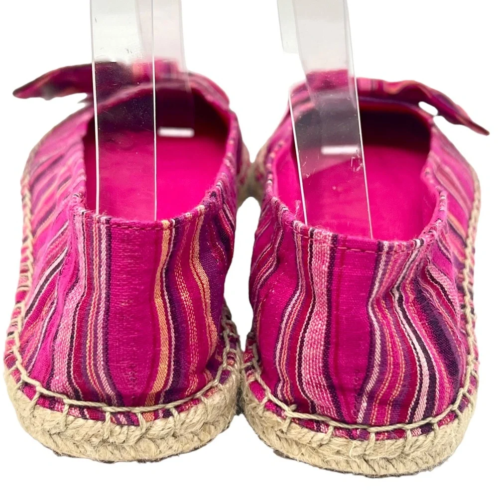 Naturalizer women's Magenta fabric espadrille flats size 8 NWOT